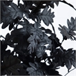 Nearly Natural 5ft Artificial Halloween Black Oak Tree in Black