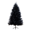 Nearly Natural 6ft Artificial Halloween Black Pampas Grass Christmas Tree