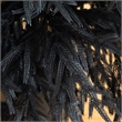 Nearly Natural 6ft Halloween Real Touch Black Norfolk Pine Christmas Tree
