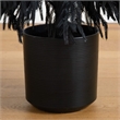 Nearly Natural 6ft Halloween Real Touch Black Norfolk Pine Christmas Tree