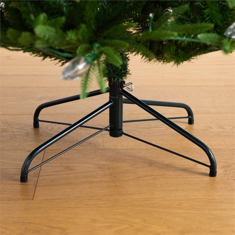 Nearly Natural 6ft Pre-Lit Luxembourg Pine Christmas Tree