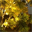 Nearly Natural 4ft Pre-Lit Green Autumn Oak Fall Tree w/ 150 Warm White LED