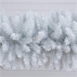 Nearly Natural 8ft Artificial Holiday White Christmas Pine Archway in White