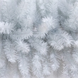 Nearly Natural 8ft Artificial Holiday White Christmas Pine Archway in White