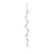 Nearly Natural 6.5ft Pre-Lit Artificial Halloween Black Twig Garland w/ 48 LED