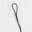 Nearly Natural 6.5ft Pre-Lit Artificial Halloween Black Twig Garland w/ 48 LED