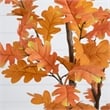 Nearly Natural 4ft Artificial Autumn Oak Tree in Orange
