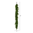 Nearly Natural 6ft Artificial Real Touch Norfolk Island Pine Garland