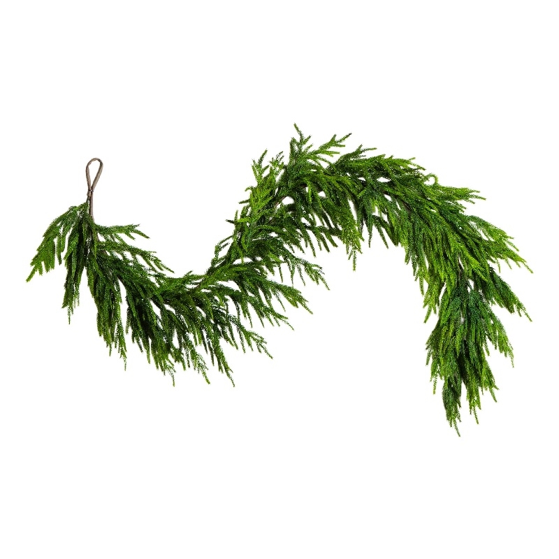 Nearly Natural 6ft Artificial Real Touch Norfolk Island Pine Garland
