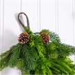 Nearly Natural 6ft Artificial Mixed Pine & Norfolk Garland with Pinecones