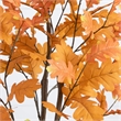 Nearly Natural 5ft Artificial Autumn Oak Tree in Orange