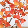 Nearly Natural 3ft Autumn Birch Artificial Fall Tree in Orange