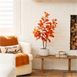 Nearly Natural 3ft Autumn Oak Artificial Fall Tree in Orange
