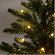 Nearly Natural 1.5ft Pre-Lit Mini Christmas Tree in Basket w/ 20 Warm White LED