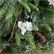 Nearly Natural 4ft Pre-Lit Mixed Pine Snowed Christmas Tree in Planter