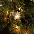 Nearly Natural 4ft Pre-Lit Mixed Pine Snowed Christmas Tree in Planter