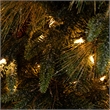 Nearly Natural 4ft Pre-Lit Mixed Pine Snowed Christmas Tree in Planter