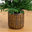 Nearly Natural 4.5ft Pre-Lit Green Christmas Tree in Planter w/ 60 Clear LED