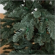 Nearly Natural 6ft Pre-Lit Pine Christmas Tree in Round Black Planter