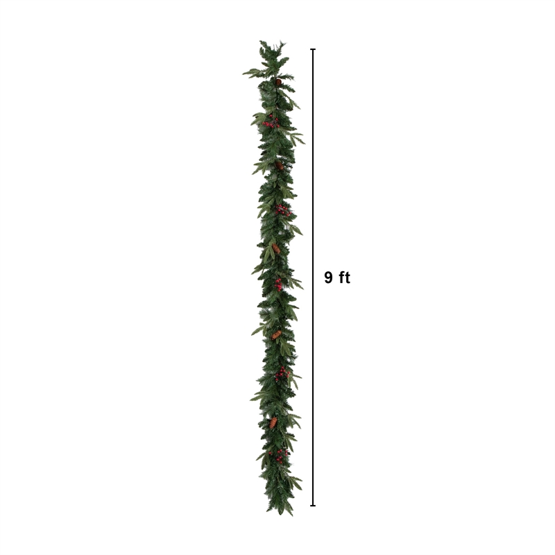 Nearly Natural 5 Piece Pre-Lit Christmas Holiday Bundle