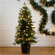 Nearly Natural 5 Piece Pre-Lit Christmas Holiday Bundle
