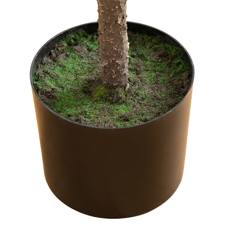 Nearly Natural 4ft Artificial Real Touch Down Swept Norfolk Pine Tree