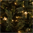 Nearly Natural 7.5ft Christmas Tree w/ 450 Warm White Clear Globe Bulbs and LED