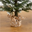 Nearly Natural 2ft 3ft 4ft Snowed Balsam Fir Christmas Tree BurlapWrappedBase
