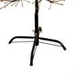Nearly Natural 4ft Pre-Lit Halloween Black Starburst Tree w/ 800 Warm White LED