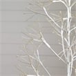 Nearly Natural 6ft Pre-Lit White Starburst Tree with 1680 Fairy Warm White LED