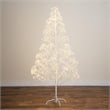 Nearly Natural 6ft Pre-Lit White Starburst Tree with 1680 Fairy Warm White LED