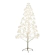 Nearly Natural 6ft Pre-Lit White Starburst Tree with 1680 Fairy Warm White LED