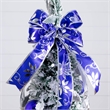 Nearly Natural 5ft Pre-Lit Pop Up Flocked Christmas Tree w/ Ornaments in Silver