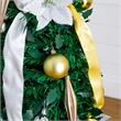 Nearly Natural 5ft Pre-Lit Pop up Christmas Tree with Gold & Silver Ornaments