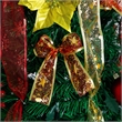 Nearly Natural 6ft Pre-Lit Pop up Christmas Tree with Red & Gold Ornaments
