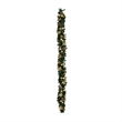 Nearly Natural 9ft Pre-Lit Golden Frosted Christmas Garland w/ 50 Warm White LED