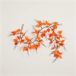 Nearly Natural 6ft Pre-Lit Autumn Maple Artificial Fall Garland w/ 54 LED