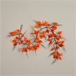 Nearly Natural 6ft Pre-Lit Autumn Maple Artificial Fall Garland w/ 54 LED