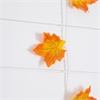 Nearly Natural 5ft Pre-Lit Autumn Maple Leaf Fall Garland w/ 10 LED String