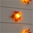 Nearly Natural 5ft Pre-Lit Autumn Maple Leaf Fall Garland w/ 10 LED String