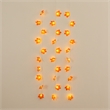 Nearly Natural 5ft Pre-Lit Autumn Maple Leaf Fall Garland w/ 10 LED String