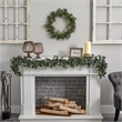 Nearly Natural 6.5ft Olive Artificial Garland in Green