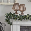 Nearly Natural 6.5ft Olive Artificial Garland in Green