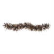 Nearly Natural 6ft Flocked Garland with 50 Warm White Lights