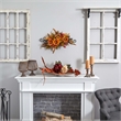 Nearly Natural Sunflower Swag with Metal Frame in Yellow