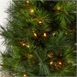 Nearly Natural 3ft Green Christmas Tree with Burlap Bag & Clear Lights