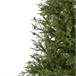 Nearly Natural 7.5ft Classic Pine & Pinecone Green Christmas Tree