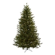 Nearly Natural 7.5ft Classic Pine & Pinecone Green Christmas Tree