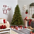 Nearly Natural 7.5ft Rembrandt Green Christmas Tree with Clear Lights