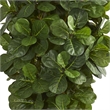 Nearly Natural Fiddle Leaf Artificial Tree in Slate Planter in Green